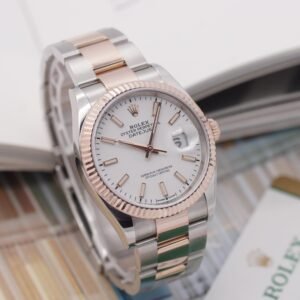 Rolex Datejust 36 126231 Papiere 07/2018 Stahl/Gold Oyster