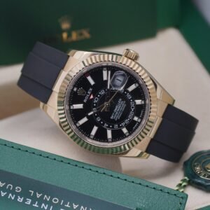 Rolex Sky Dweller 336238 Black Full Set 11/2023 18K Oysteflex
