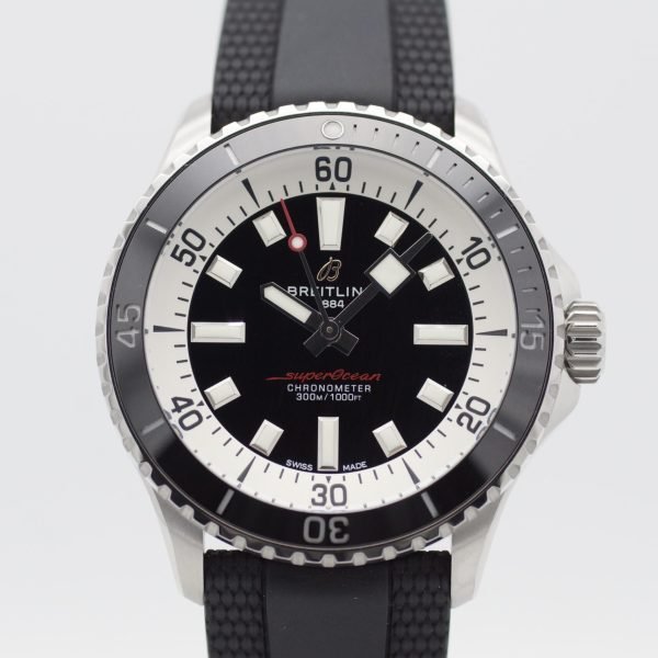 145D. Breitling Superocean 42 Full-Set Neu BLK (1)