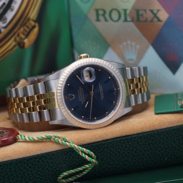 1735D. Rolex Datejust 36 16233 NOS Full Set 2003 LC 160 (1)