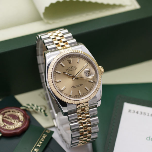 1751D. Rolex Datejust 116233 Full Set 2006 LC 160 (2)_