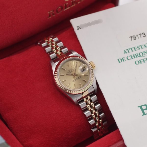 1760D. Rolex Lady Datejust 26 79173 Full Set (2)