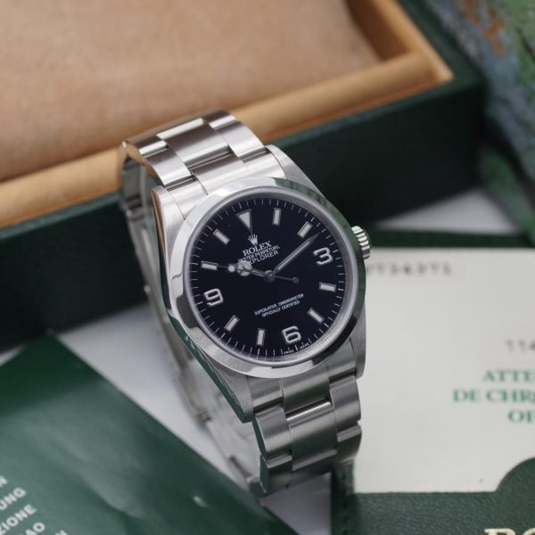 1914D. Rolex Explorer I 114270 Full Set 2001 LC 170 (2)