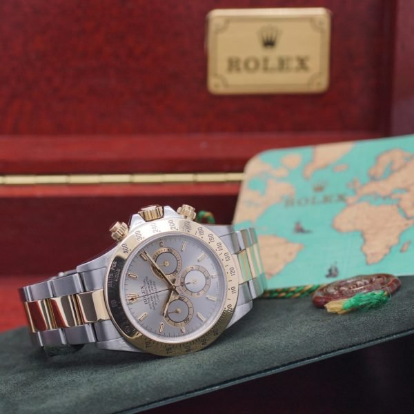 1943D. Rolex Zenith Daytona 16523 2001 Box Grau (2)