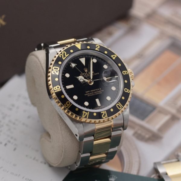 2277D. Rolex GMT Master II S&G 16713 Rolex Service 2022 (1)