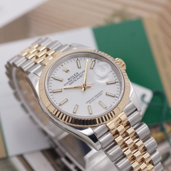 2291D. Rolex Datejust 36 126233 Papiere 2019 White (1)