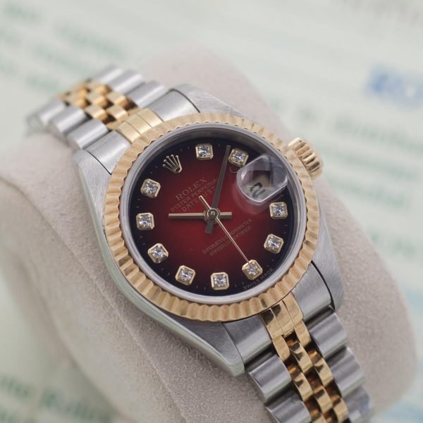 2344D. Rolex Lady Datejust 26 79173 Papiere 06-2001 LC Asien (1)