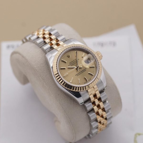 2416D. Rolex Lady Datejust 26 Champ Jub 179173 Papiere 03-2005 LC 888 (6)