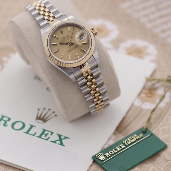 2417D. Rolex Lady Datejust 26 79173 Papiere 07-2002 LC 265 (1)