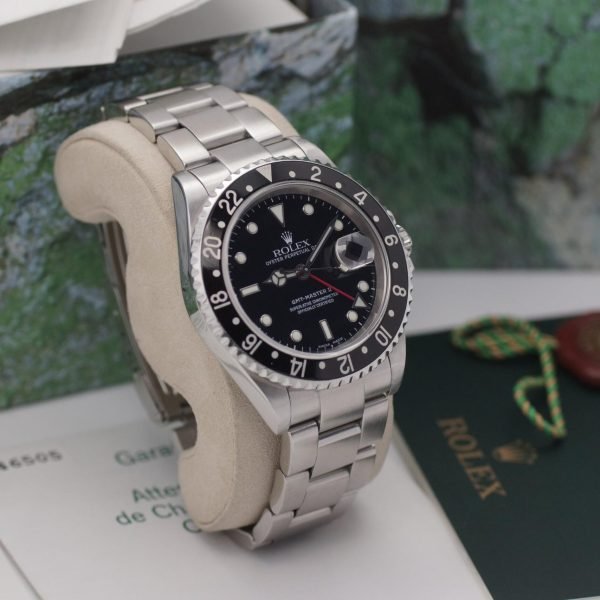 2434D-3. Rolex GMT Master II 16710 Full Set, 2004, LC 100 (2)