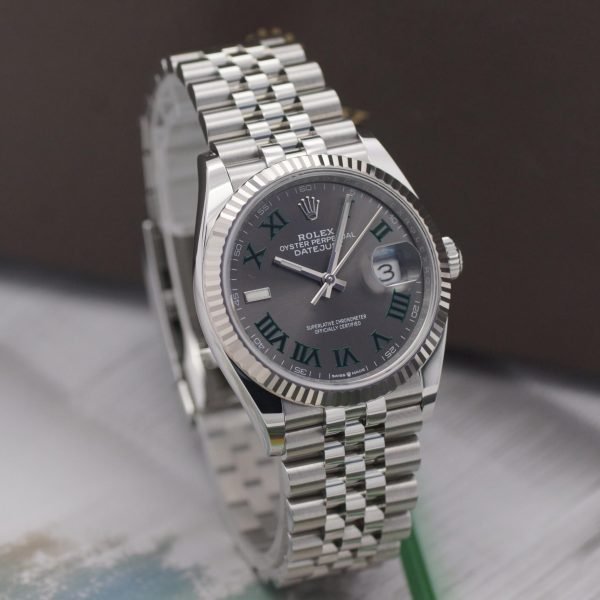 2454D-2 Rolex Datejust 36 Wimbledon Jubilee 126234 6 Papiere, 06-2022 (2)