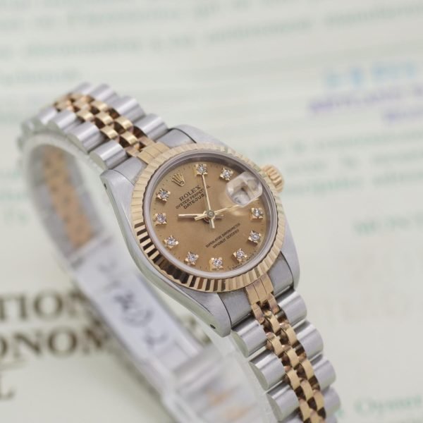 2476D-2. Rolex Lady Datejust 26 69173 Papiere LC 400 02-1992 (1)