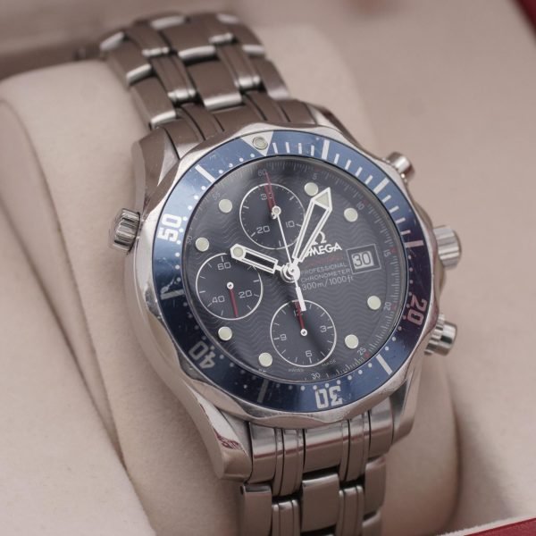 2517D. OMEGA Seamaster Chrono 22258000 Full Set 2008 LC 100 (2)