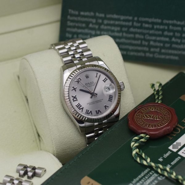 2616D-2. Rolex Datejust 31 Lady Jubilee 178274 Full Set 2012 LC 100 Rolex Service 2021 (1)