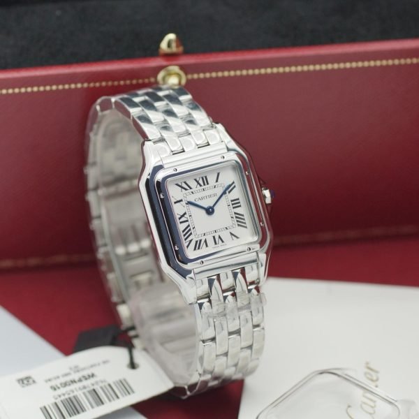 2787D-4. Cartier Panthere Medium Steel WSPN0015 Full Set 08-2025 NEU LC Asien (1)