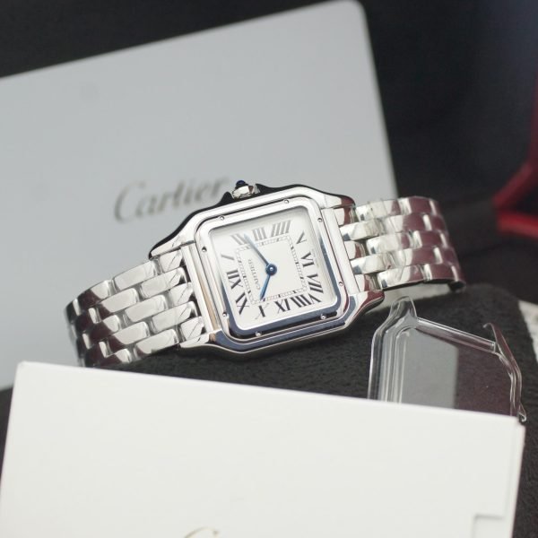 2787D-4. Cartier Panthere Medium Steel WSPN0015 Full Set 08-2025 NEU LC Asien (2)