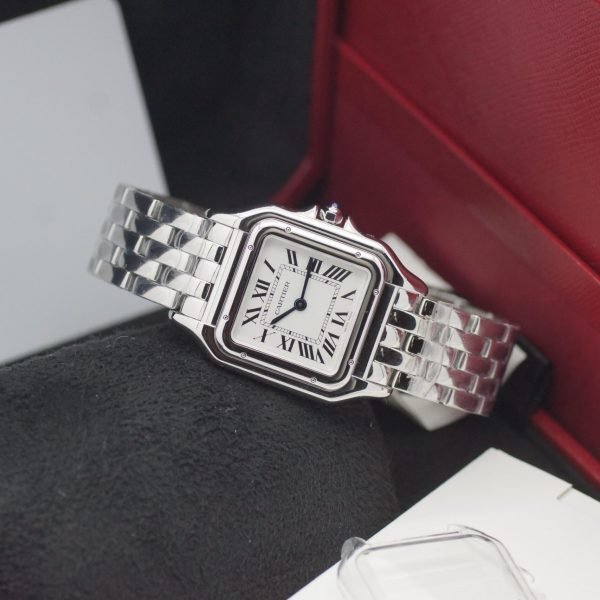 2787D-4. Cartier Panthere Medium Steel WSPN0015 Full Set 08-2025 NEU LC Asien (3)