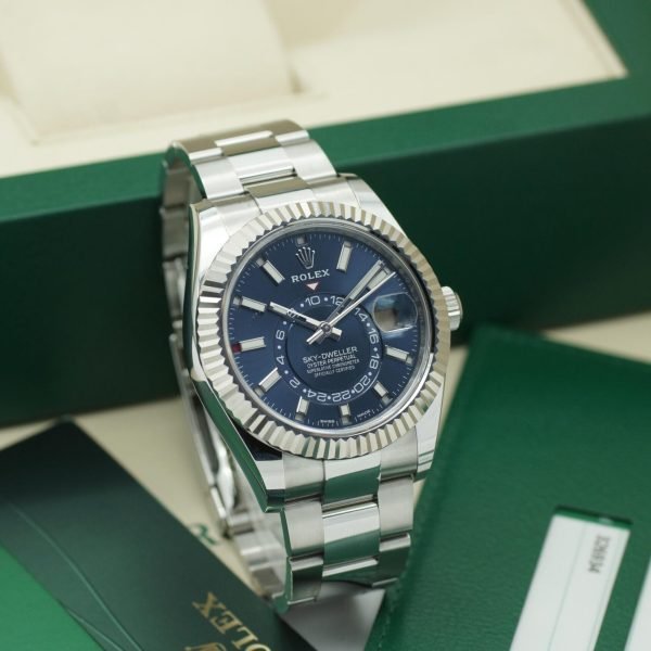 2827D Rolex Sky Dweller Blau Oyster 326934 Full-Set (1)