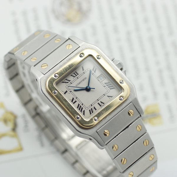 3151D-2. Cartier Santos S&G 2961 (2)