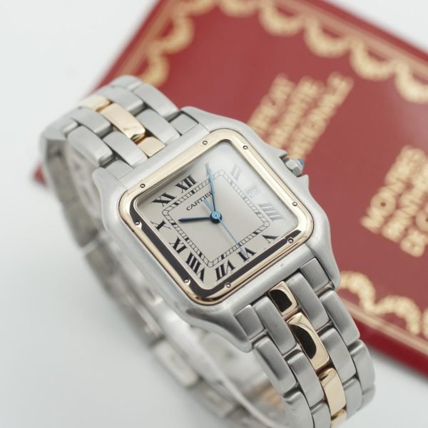 3158D-2. Cartier Panthere 8395 1995 single row 1995 Papiere (1)
