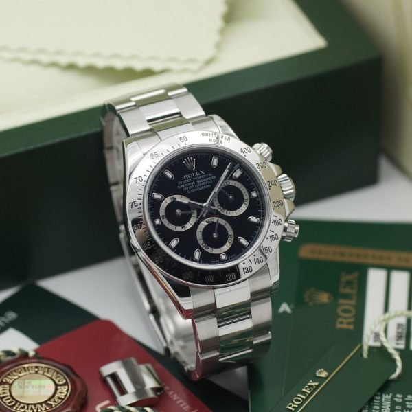 3204D-3. Rolex Daytona 116520 2010 Full Set 2010 LC 100 Schwarz (1)