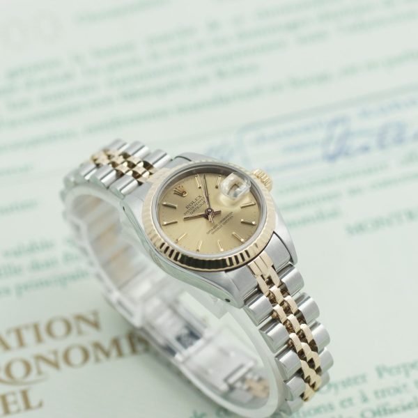 3239D-2. Rolex Lady Datejust 26 69173 1986 Papiere LC 100 121986 (1)