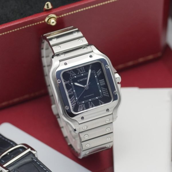 3289D-2. Cartier Santos Medium WSSA0063 2024 Full Set 12-2024 (1)