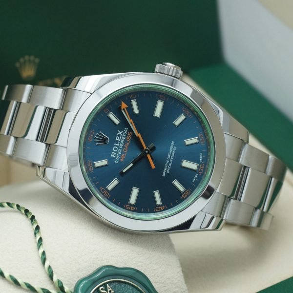 3839D Rolex Milgauss 116400GV 2022 Full Set 2022 LC 100 (1)