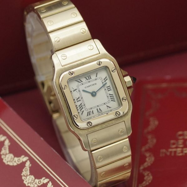 Cartier Lady Santos 1569 Box & Papiere 1996 [3919D-2] (1)