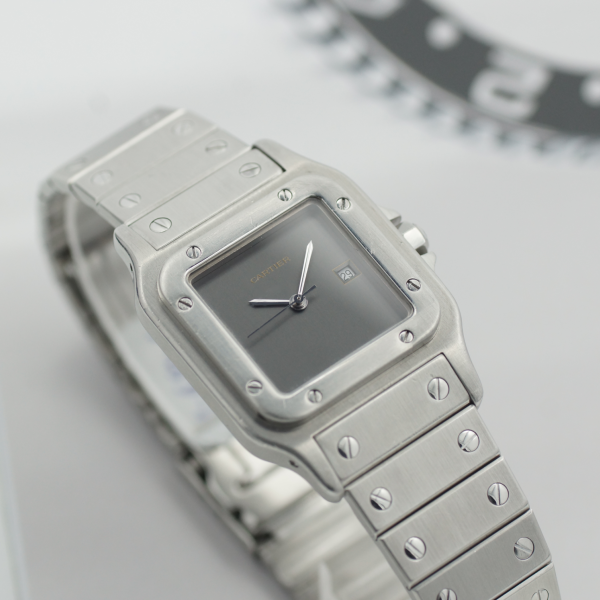 Cartier Santos Stahl Automatik 2960 1990 Nur Uhr [3096D-2] (1)