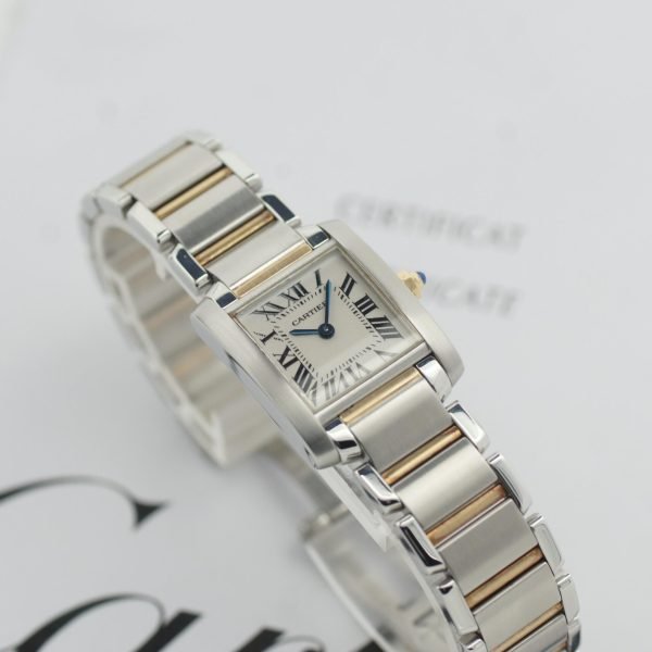 Cartier Tank Francais 2384 Papiere 2007 [3402D-2] (1)