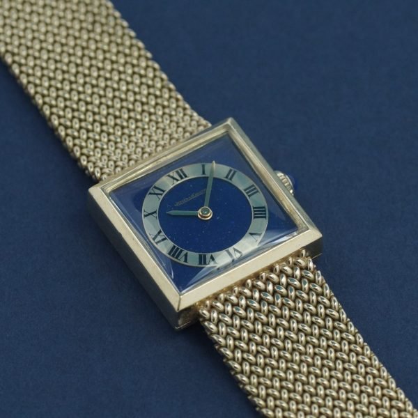 Jaeger Le Coultre Square Tank 6003 1975 Lapis Lazuli[3888D-2] (1)