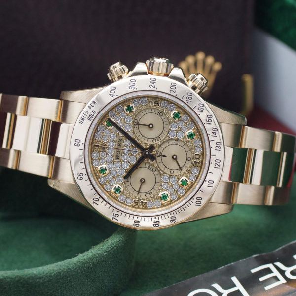Rolex Daytona Zenith 18K YG 16528 1994 LC Deutschland [2901D-6] (8)_