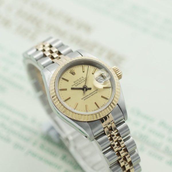 Rolex Lady Datejust 26 69173 1989 Papiere 1989 LC 400 [3222D-2] (1)