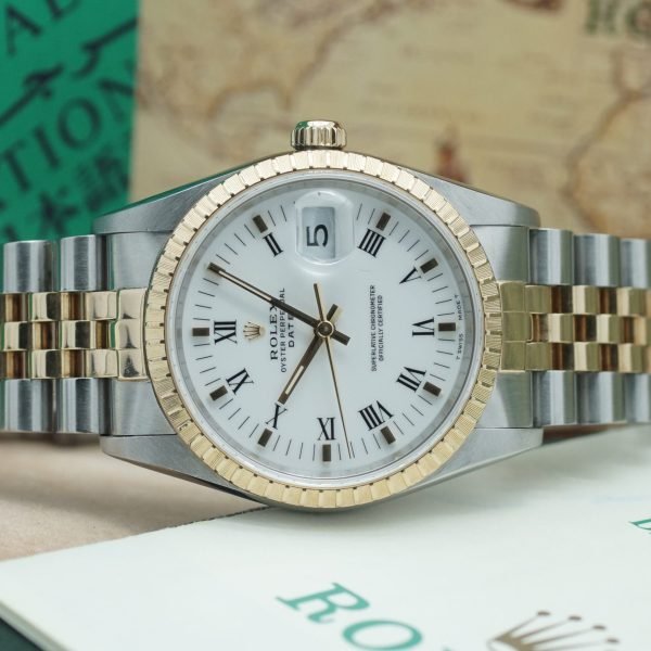 Rolex Oyster Perpetual Date 15223 1992 Full Set LC 150 1992 [3708D-4] (8)