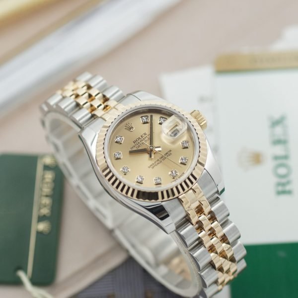 Rolex lady Datejust 26 179173g 2017 LC 888[3220D-2] (1)